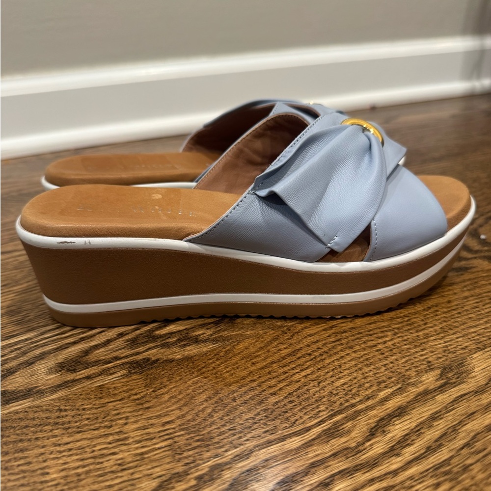 NWOT Patrika Platform Wedge Slide Sandal